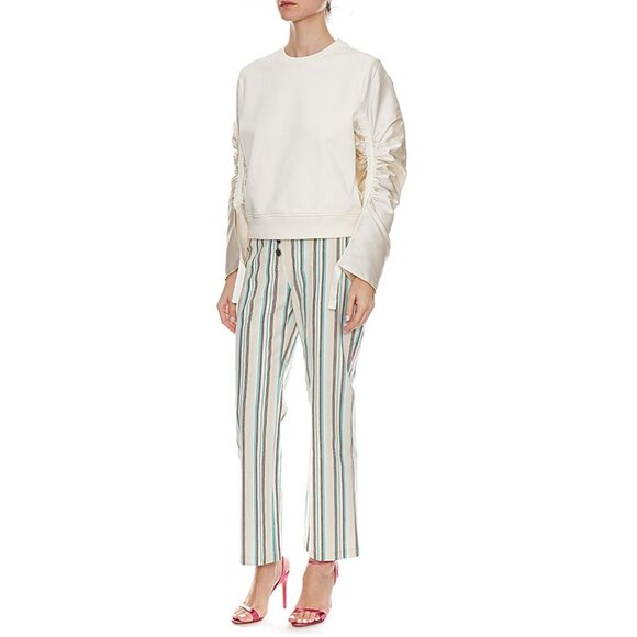 3.1 PHILLIP LIM STRIPED KICK FLARE PANT - Picture 2 of 11